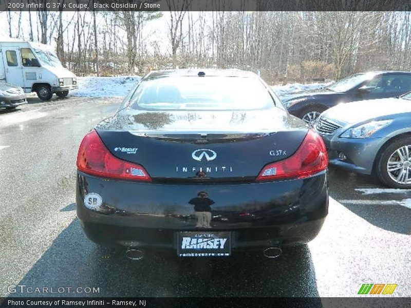 Black Obsidian / Stone 2009 Infiniti G 37 x Coupe