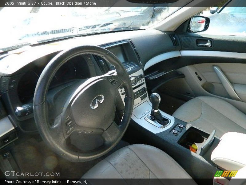 Black Obsidian / Stone 2009 Infiniti G 37 x Coupe