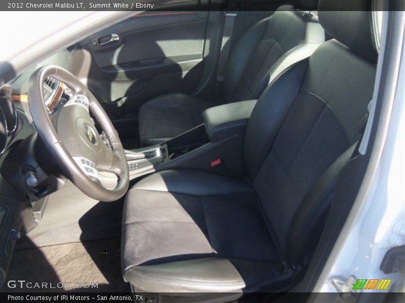 Summit White / Ebony 2012 Chevrolet Malibu LT