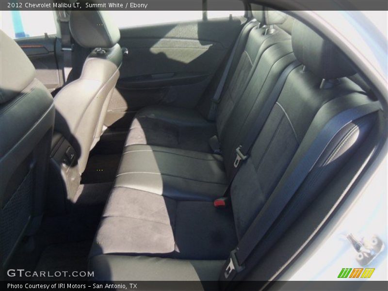 Summit White / Ebony 2012 Chevrolet Malibu LT
