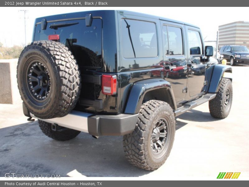 Black / Black 2012 Jeep Wrangler Unlimited Sahara 4x4