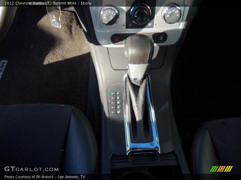 Summit White / Ebony 2012 Chevrolet Malibu LT