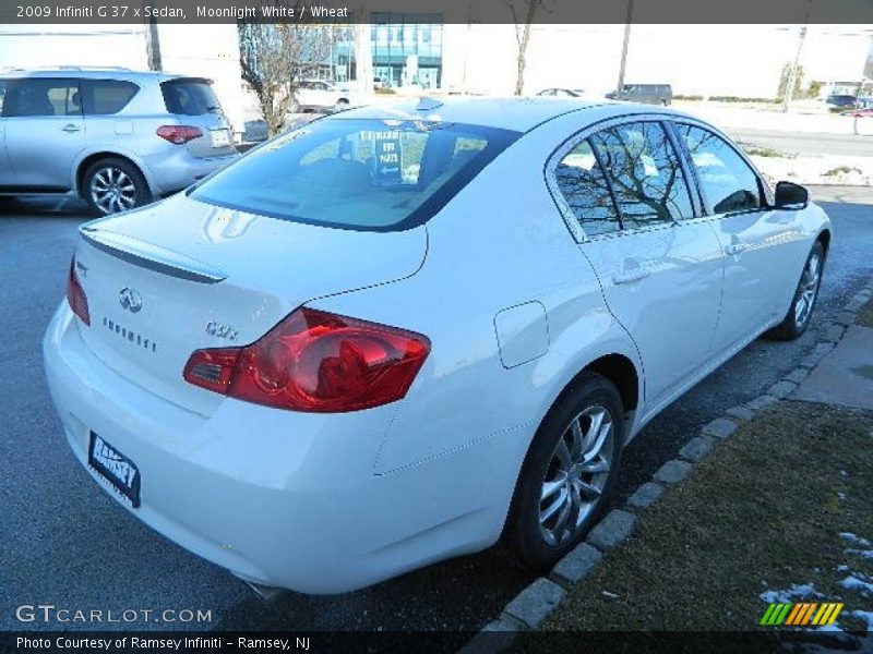 Moonlight White / Wheat 2009 Infiniti G 37 x Sedan