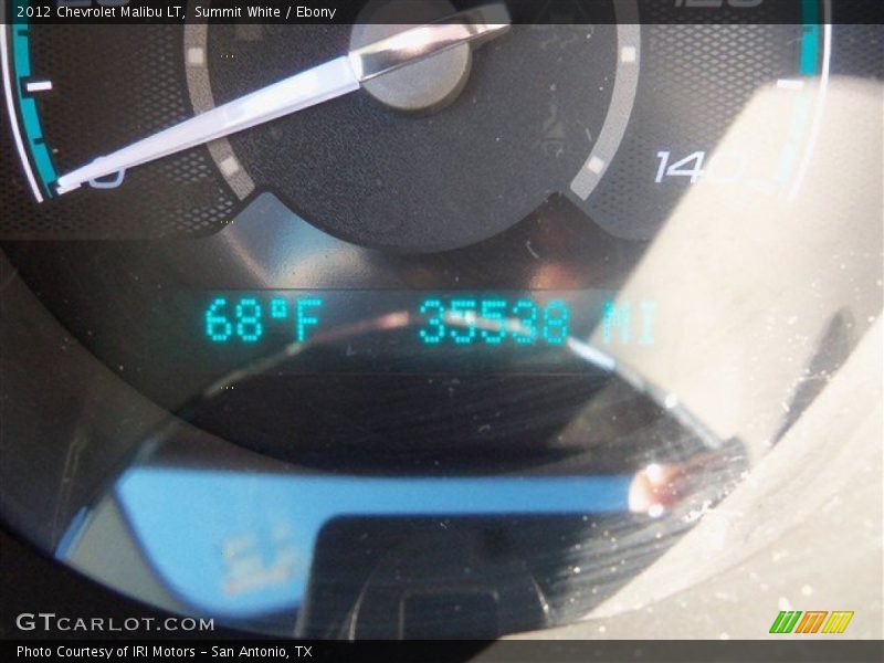Summit White / Ebony 2012 Chevrolet Malibu LT