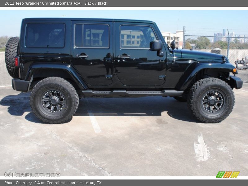 Black / Black 2012 Jeep Wrangler Unlimited Sahara 4x4