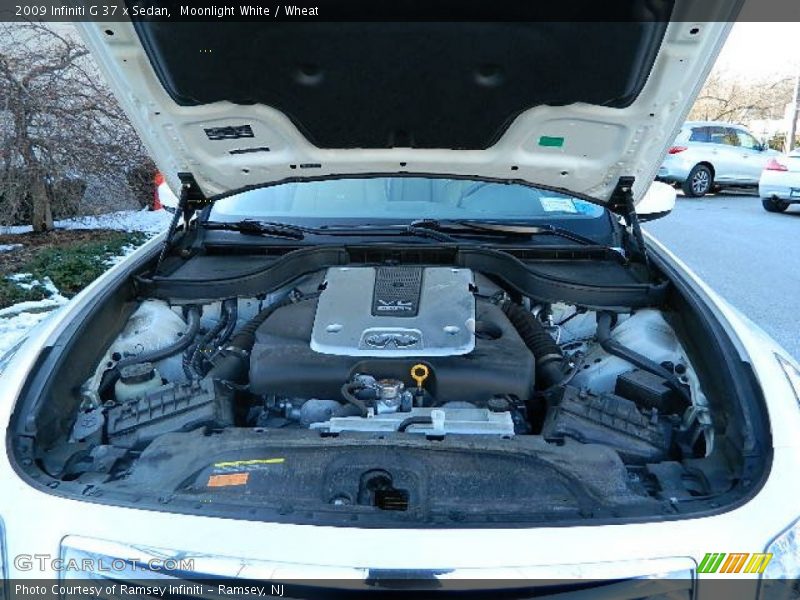 Moonlight White / Wheat 2009 Infiniti G 37 x Sedan