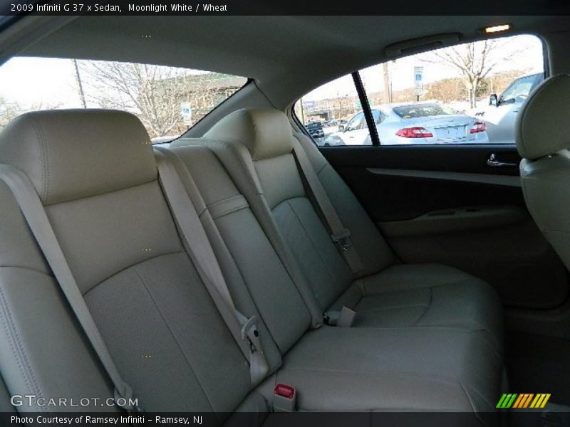 Moonlight White / Wheat 2009 Infiniti G 37 x Sedan