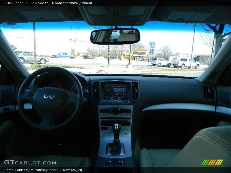 Moonlight White / Wheat 2009 Infiniti G 37 x Sedan