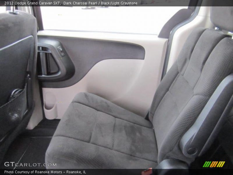 Dark Charcoal Pearl / Black/Light Graystone 2012 Dodge Grand Caravan SXT