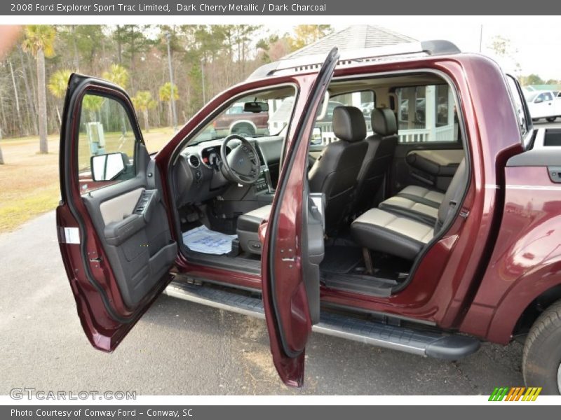 Dark Cherry Metallic / Dark Charcoal 2008 Ford Explorer Sport Trac Limited