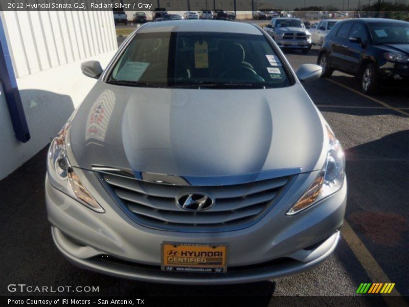 Radiant Silver / Gray 2012 Hyundai Sonata GLS