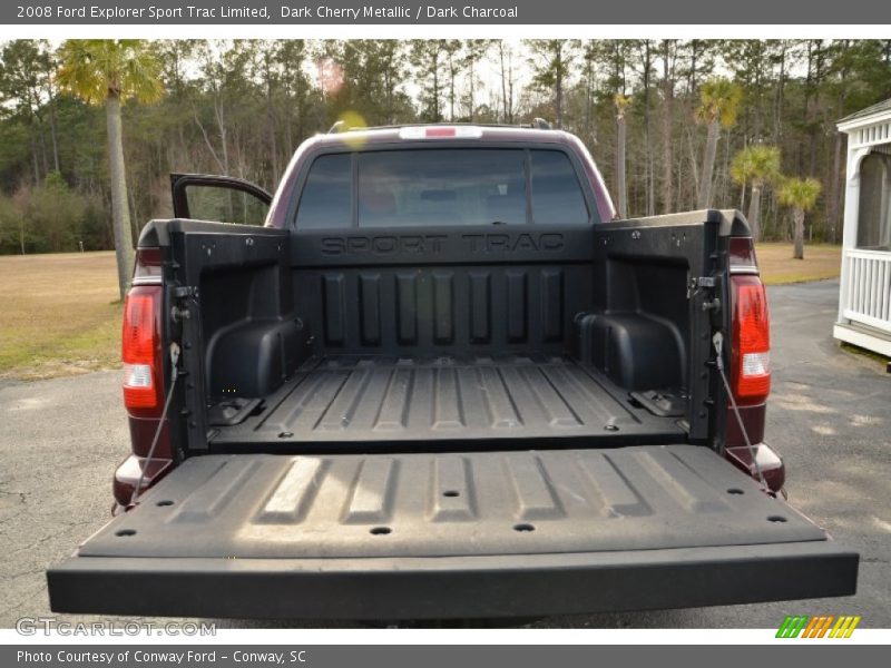 Dark Cherry Metallic / Dark Charcoal 2008 Ford Explorer Sport Trac Limited