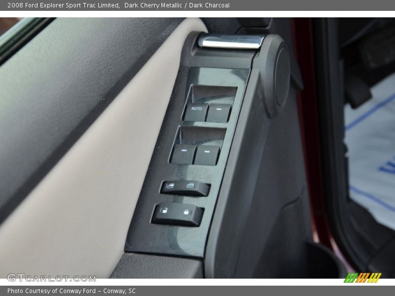 Dark Cherry Metallic / Dark Charcoal 2008 Ford Explorer Sport Trac Limited
