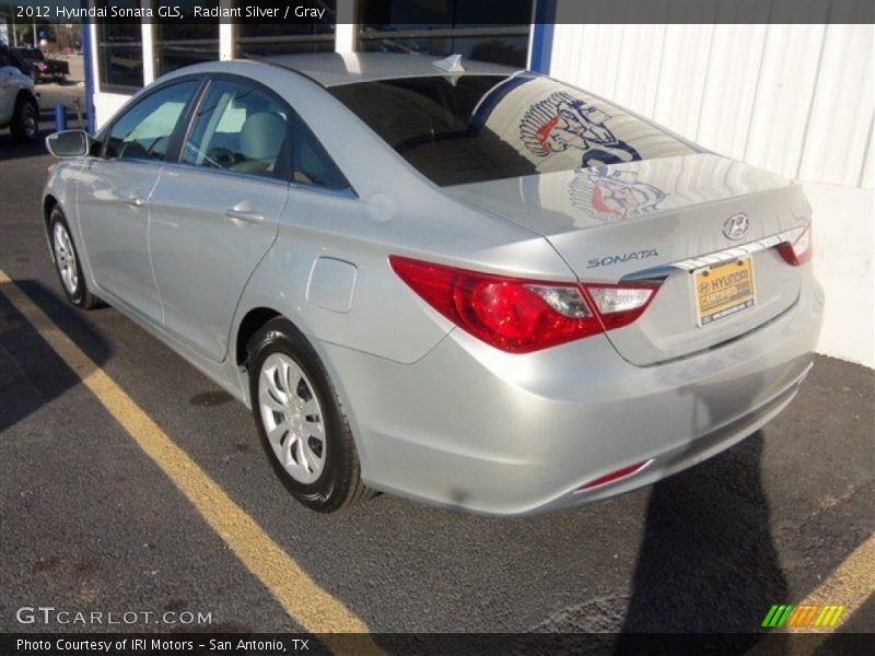 Radiant Silver / Gray 2012 Hyundai Sonata GLS