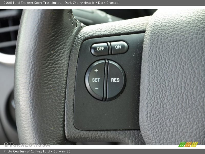 Controls of 2008 Explorer Sport Trac Limited