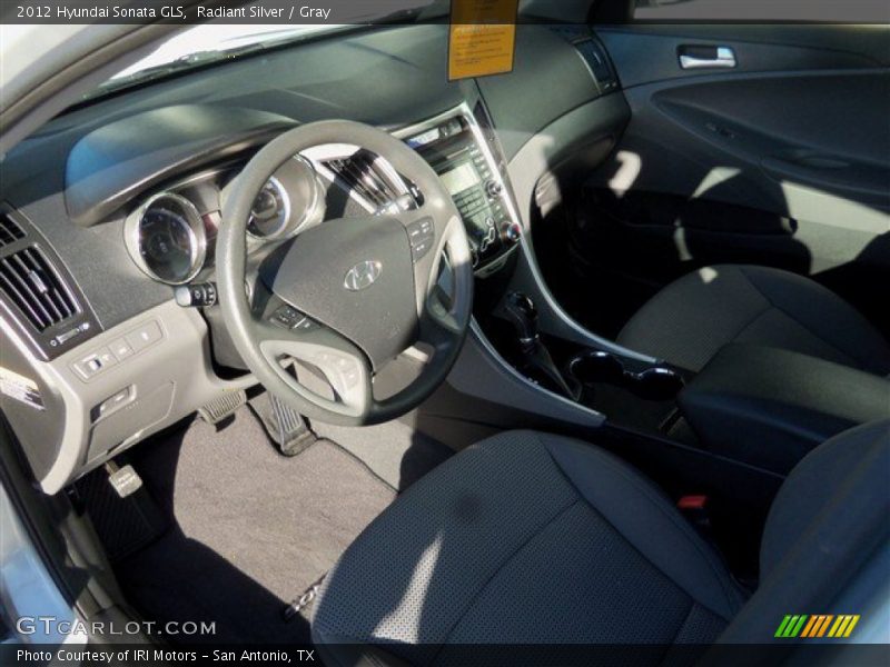 Radiant Silver / Gray 2012 Hyundai Sonata GLS