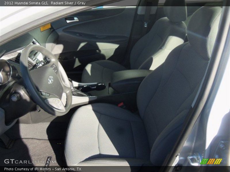 Radiant Silver / Gray 2012 Hyundai Sonata GLS