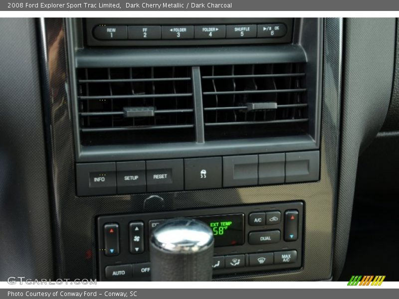 Dark Cherry Metallic / Dark Charcoal 2008 Ford Explorer Sport Trac Limited