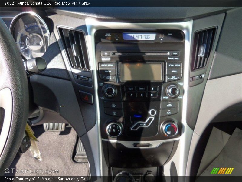 Radiant Silver / Gray 2012 Hyundai Sonata GLS