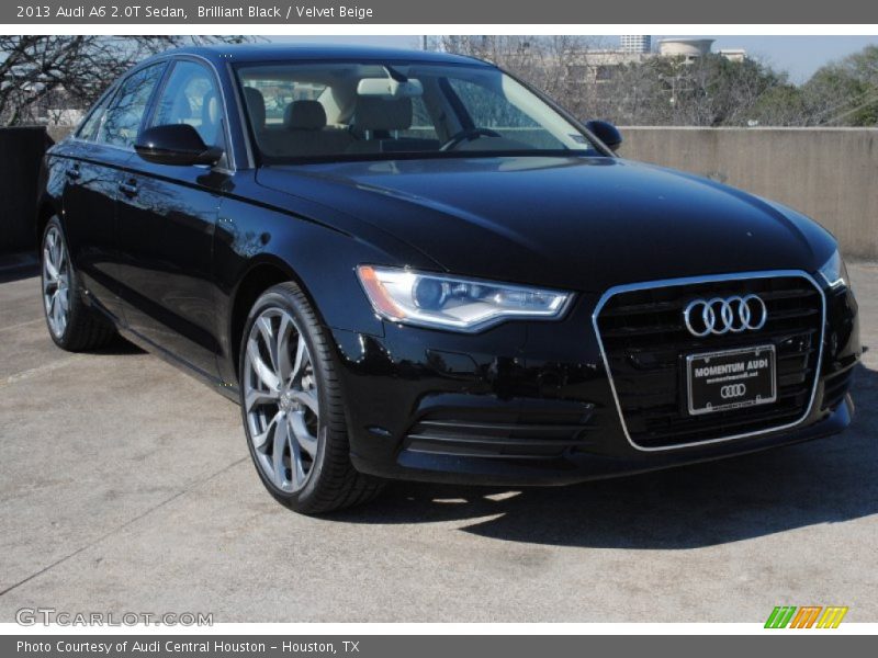 Brilliant Black / Velvet Beige 2013 Audi A6 2.0T Sedan