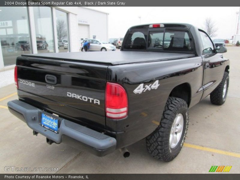 Black / Dark Slate Gray 2004 Dodge Dakota Sport Regular Cab 4x4