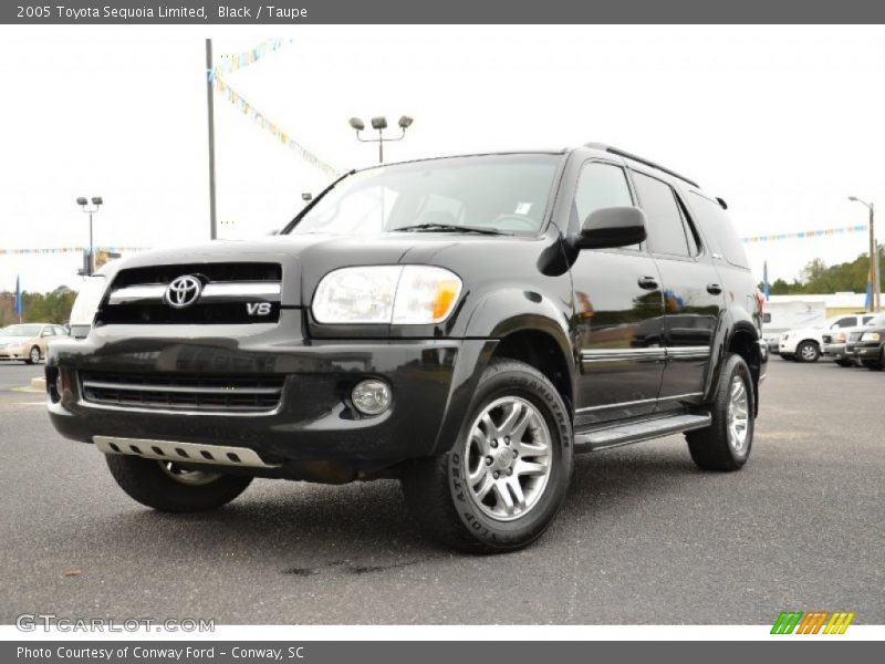 Black / Taupe 2005 Toyota Sequoia Limited