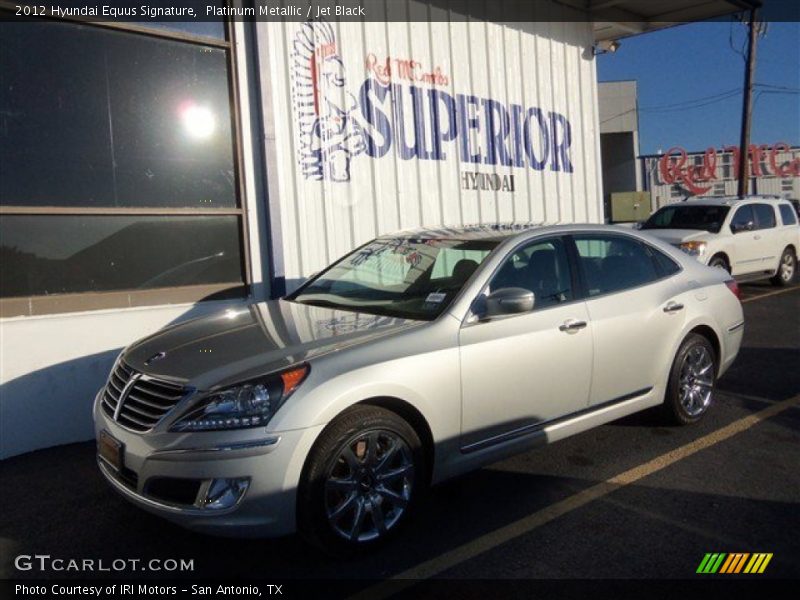 Platinum Metallic / Jet Black 2012 Hyundai Equus Signature