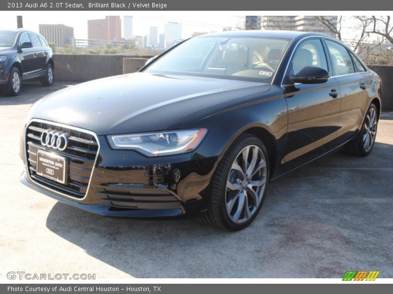 Brilliant Black / Velvet Beige 2013 Audi A6 2.0T Sedan