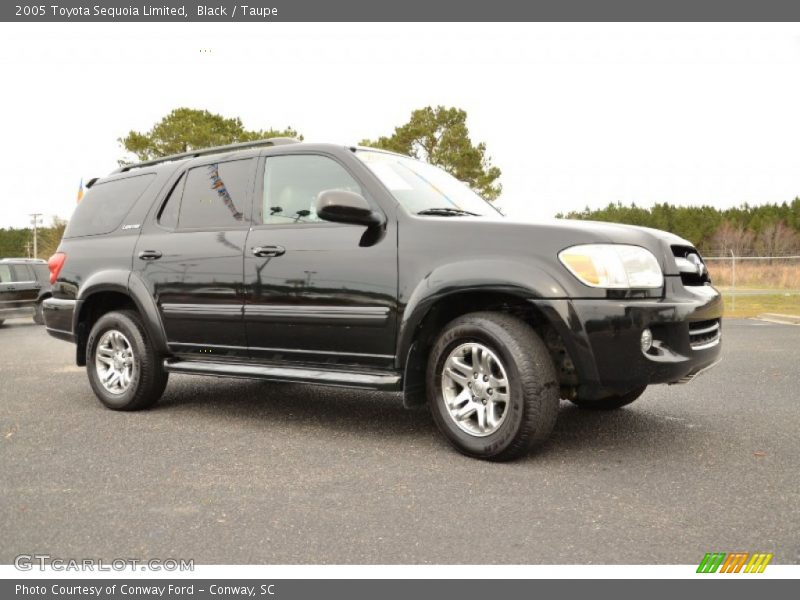 Black / Taupe 2005 Toyota Sequoia Limited