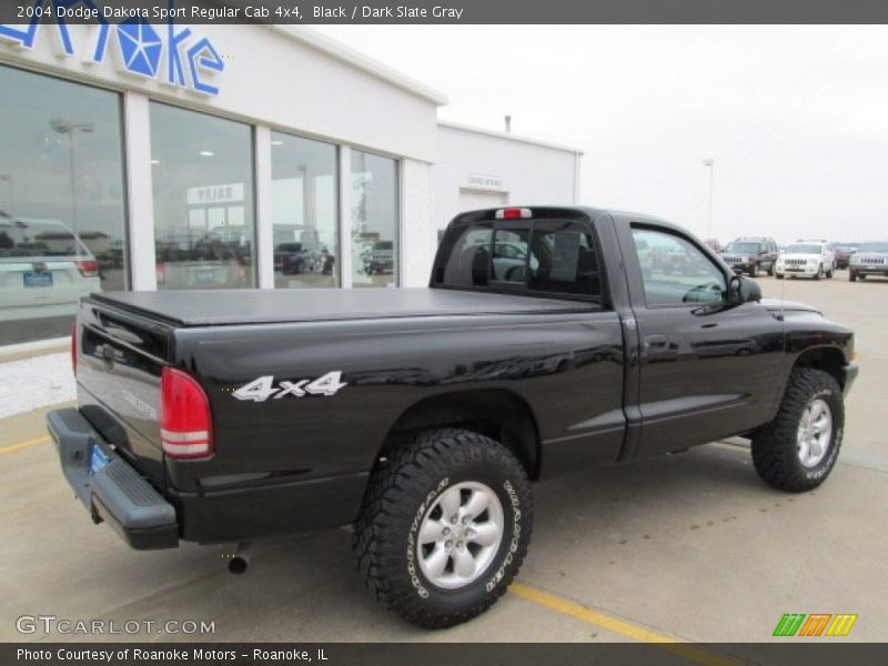 Black / Dark Slate Gray 2004 Dodge Dakota Sport Regular Cab 4x4