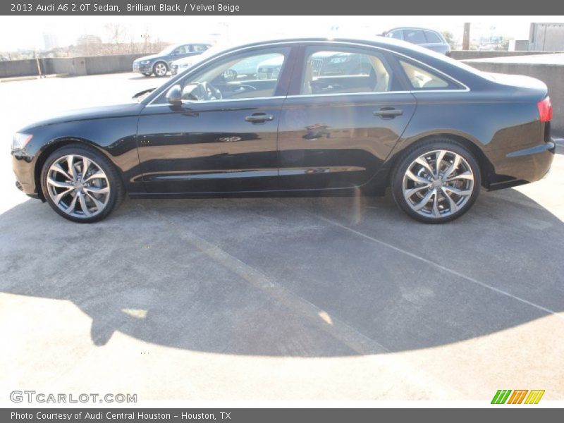 Brilliant Black / Velvet Beige 2013 Audi A6 2.0T Sedan