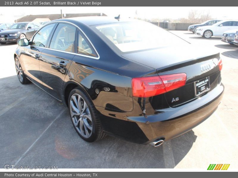 Brilliant Black / Velvet Beige 2013 Audi A6 2.0T Sedan