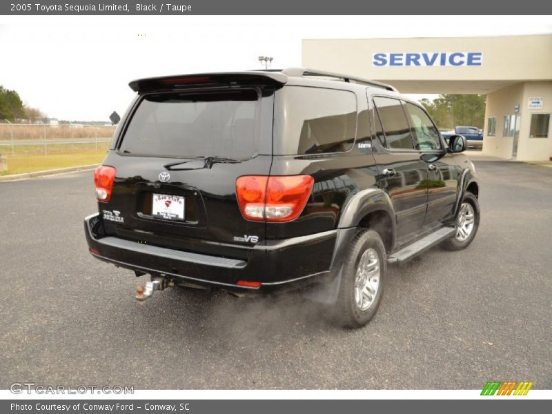 Black / Taupe 2005 Toyota Sequoia Limited