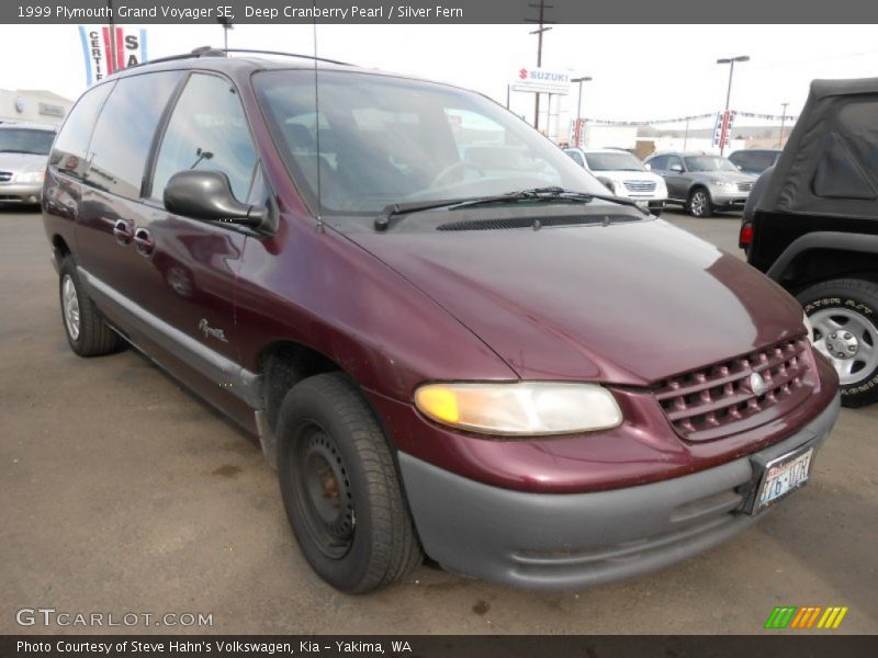 Deep Cranberry Pearl / Silver Fern 1999 Plymouth Grand Voyager SE
