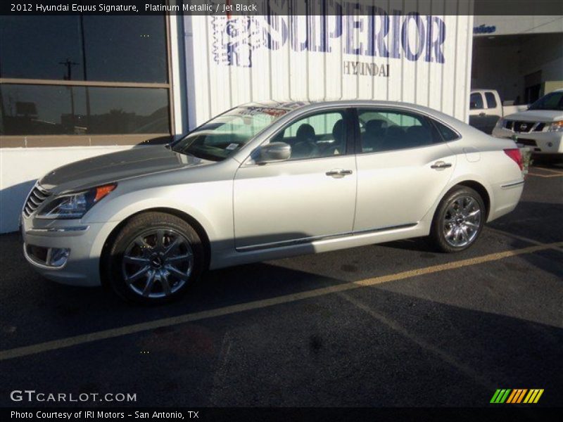 Platinum Metallic / Jet Black 2012 Hyundai Equus Signature
