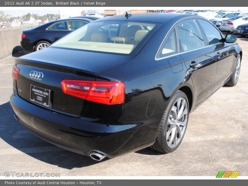 Brilliant Black / Velvet Beige 2013 Audi A6 2.0T Sedan