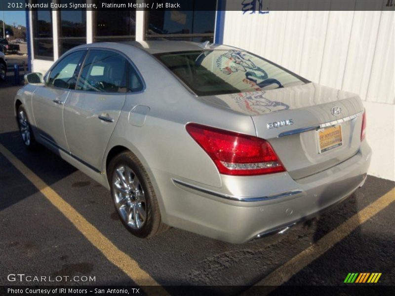 Platinum Metallic / Jet Black 2012 Hyundai Equus Signature