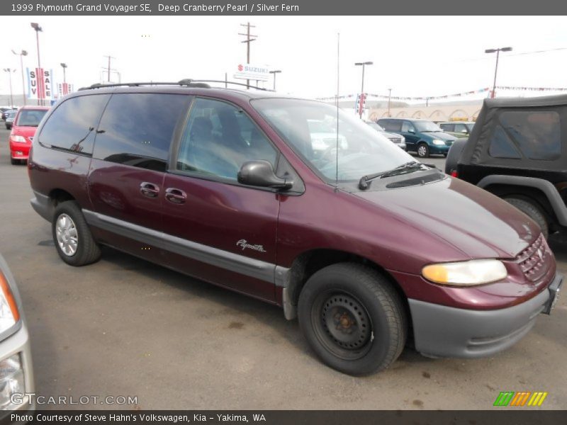 Deep Cranberry Pearl / Silver Fern 1999 Plymouth Grand Voyager SE