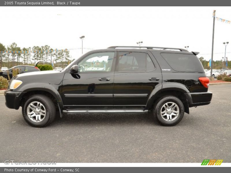 Black / Taupe 2005 Toyota Sequoia Limited