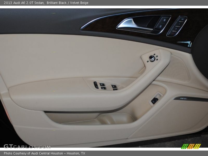 Brilliant Black / Velvet Beige 2013 Audi A6 2.0T Sedan