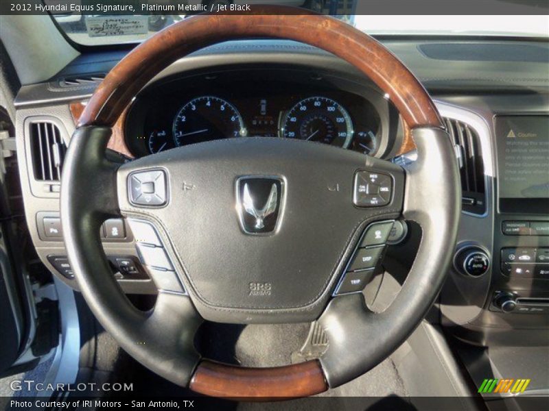 Platinum Metallic / Jet Black 2012 Hyundai Equus Signature
