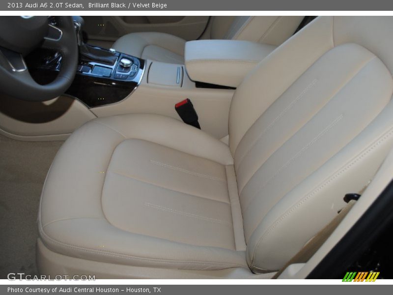 Brilliant Black / Velvet Beige 2013 Audi A6 2.0T Sedan