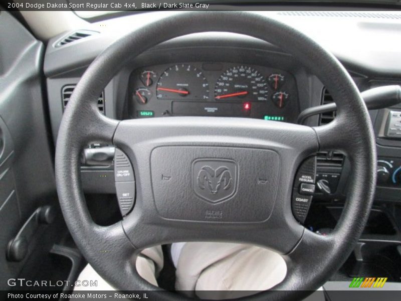 Black / Dark Slate Gray 2004 Dodge Dakota Sport Regular Cab 4x4