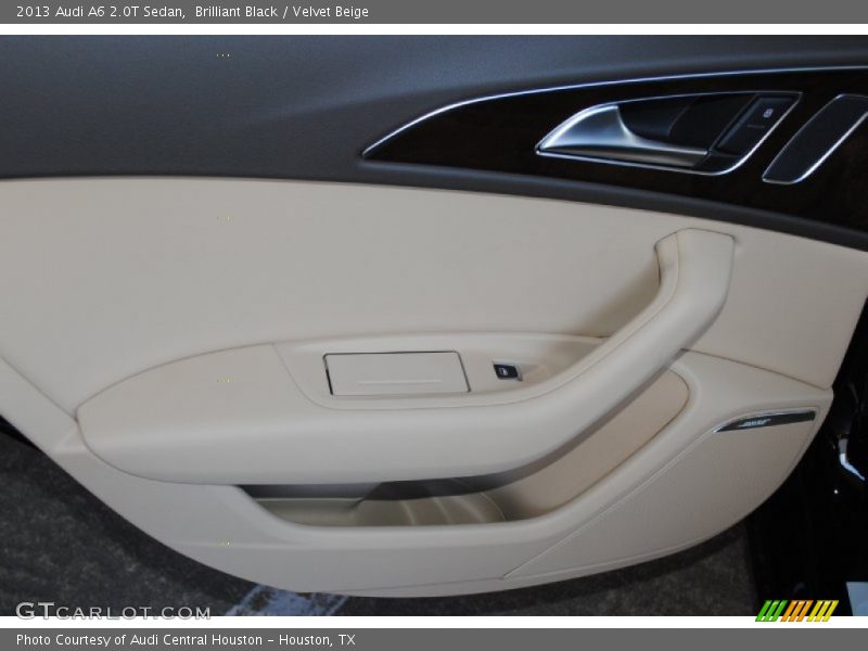 Brilliant Black / Velvet Beige 2013 Audi A6 2.0T Sedan