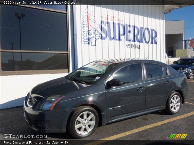 Super Black / Charcoal 2009 Nissan Sentra 2.0 SR