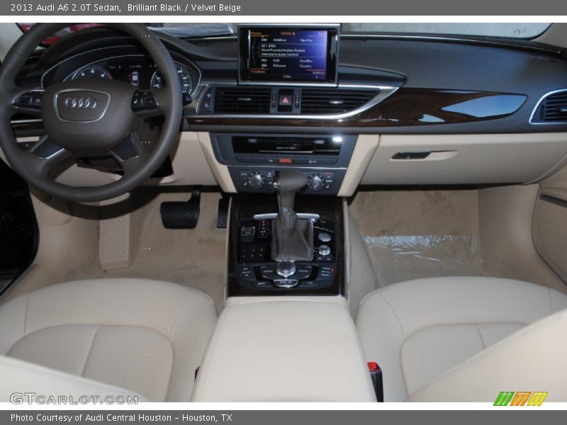 Brilliant Black / Velvet Beige 2013 Audi A6 2.0T Sedan