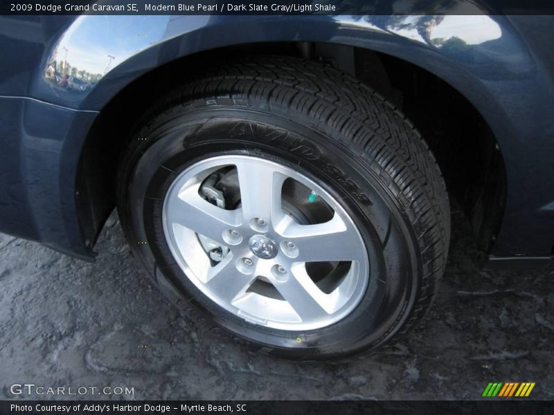 Modern Blue Pearl / Dark Slate Gray/Light Shale 2009 Dodge Grand Caravan SE
