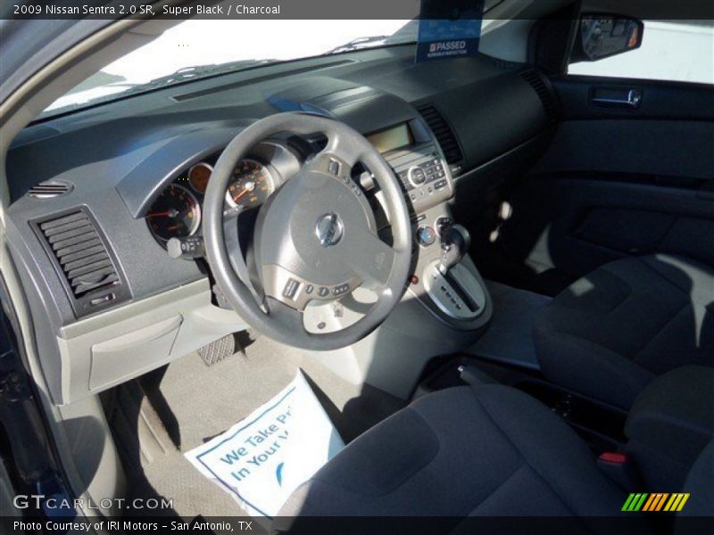 Super Black / Charcoal 2009 Nissan Sentra 2.0 SR