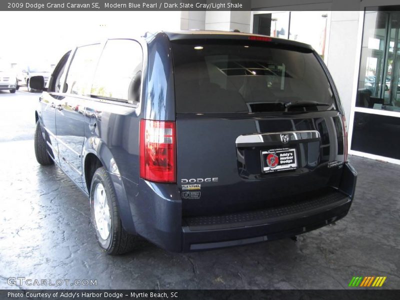 Modern Blue Pearl / Dark Slate Gray/Light Shale 2009 Dodge Grand Caravan SE
