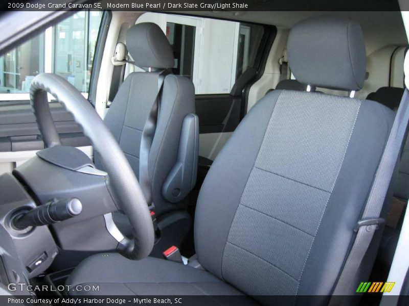Modern Blue Pearl / Dark Slate Gray/Light Shale 2009 Dodge Grand Caravan SE
